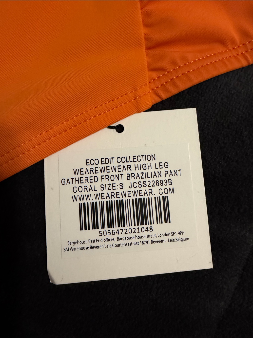 New We Are We Wear Orange High-Cut Bikini Bottom - S — image 4 of 4